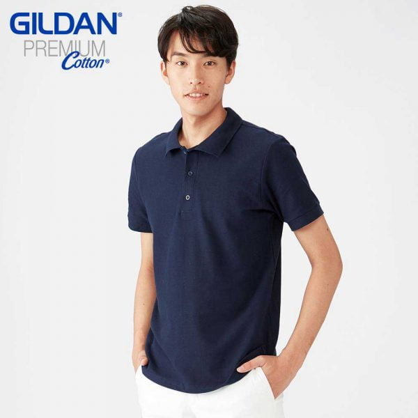 Gildan 6800 6.5oz Premium Cotton Double Pique Polo