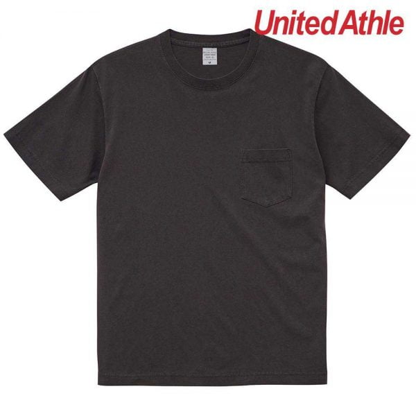 United Athle 5029-01 5.6oz Pigment Dye Adult Cotton Pocket Tee