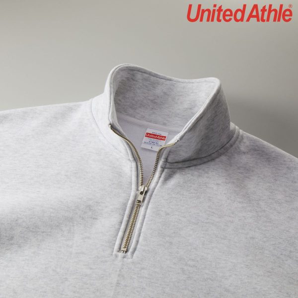 United Athle 5788-01 T/C Loose Fit Half Zip Sweatshirt (Fleece Lining)