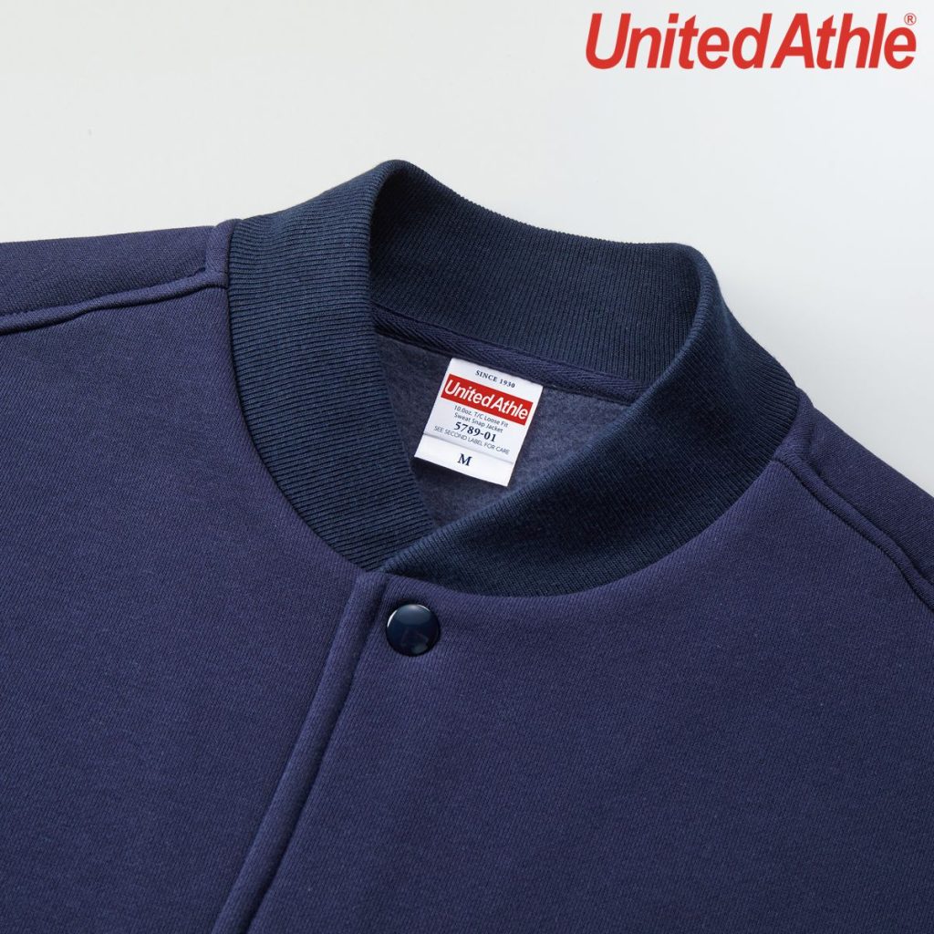 United Athle 5789-01 10.0oz T/C Loose Fit Baseball Jacket