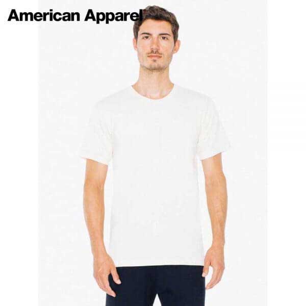 American Apparel 2001ORGW 男裝優質有機棉 T恤 (美國尺碼)