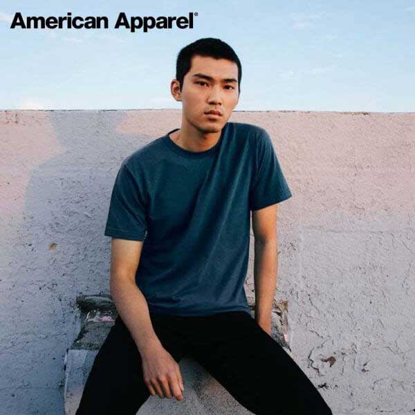 American Apparel 2001W 男裝 Fine Jersey T恤 (美國尺碼)