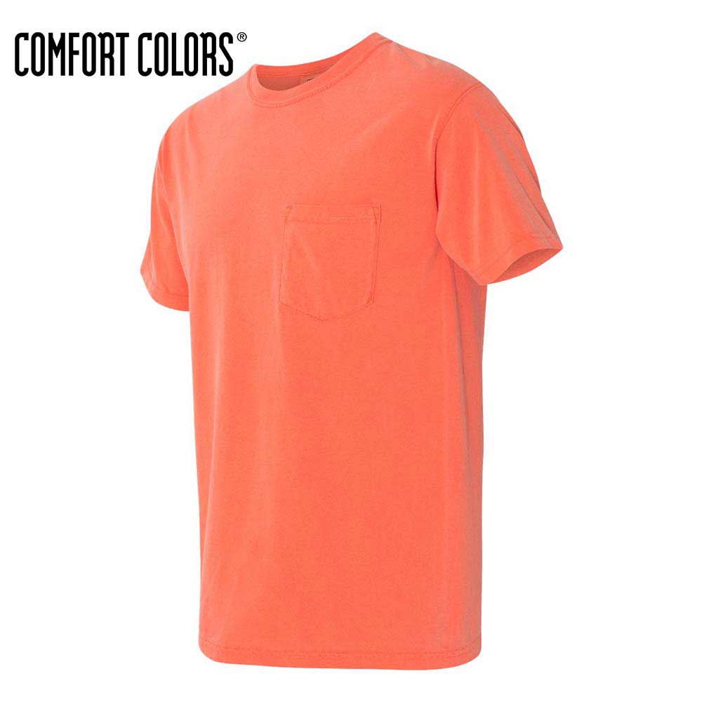 Comfort Colors 6030 6 1oz Adult Pigment Dye Pocket Tee Us Size