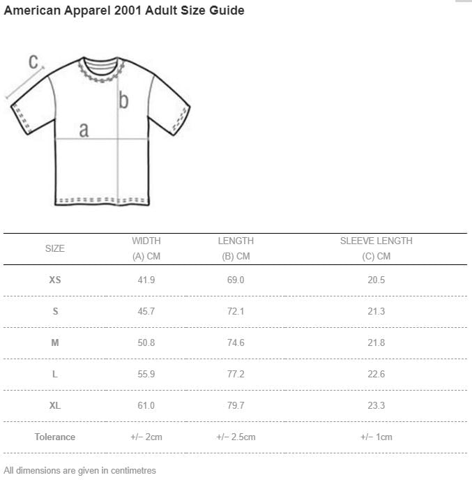 American Apparel Brand T-Shirt | T-SHIRT.COM.HK