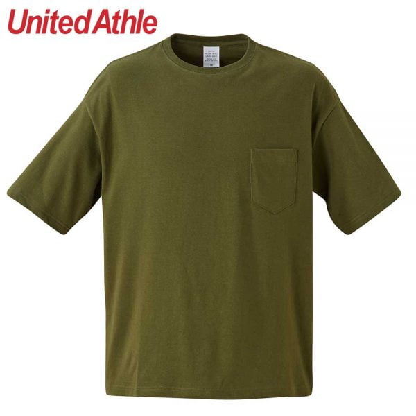 United Athle 5.6oz Adult Cotton Oversized T-shirt 5008-01 Dark Green