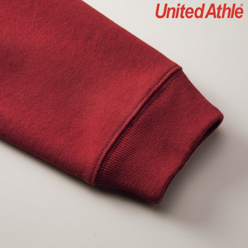 Robust double-stitched seam lines on cuffs and ribs - United Athle 5044-02 10.0oz Cotton French Terry Kids ​Sweatshirt