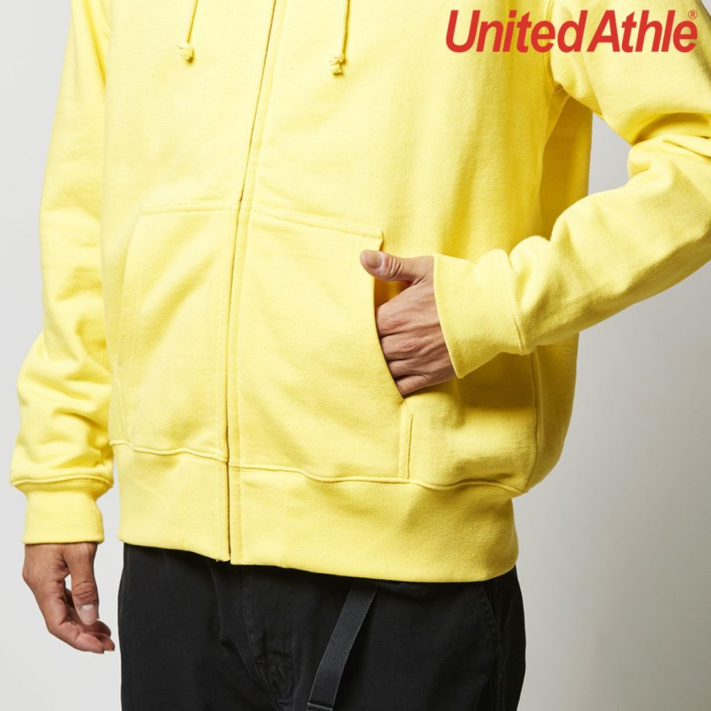 Kangaroo pocket specification - United Athle 5213-01 10.0oz Cotton French Terry Full Zip Hoodies