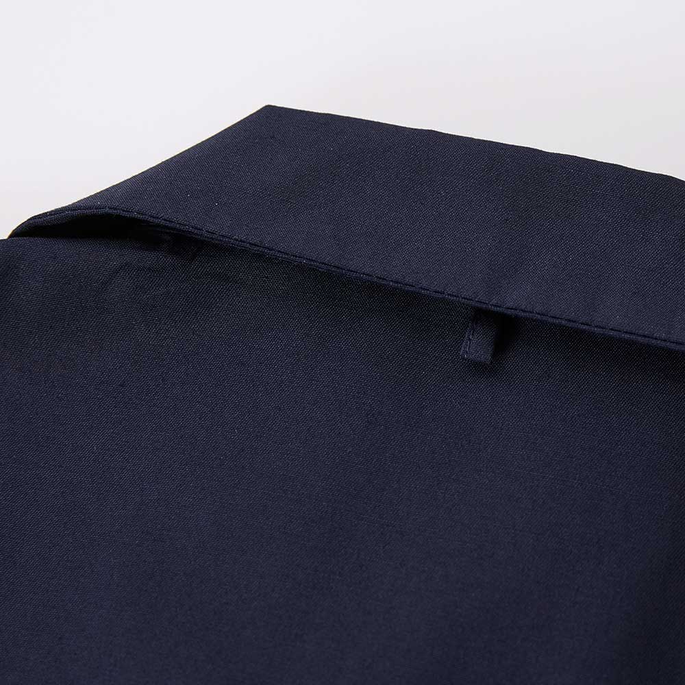 Locker loop on the back of the collar - United Athle 1759-01 T/C Short Sleeve Pocket Shirt