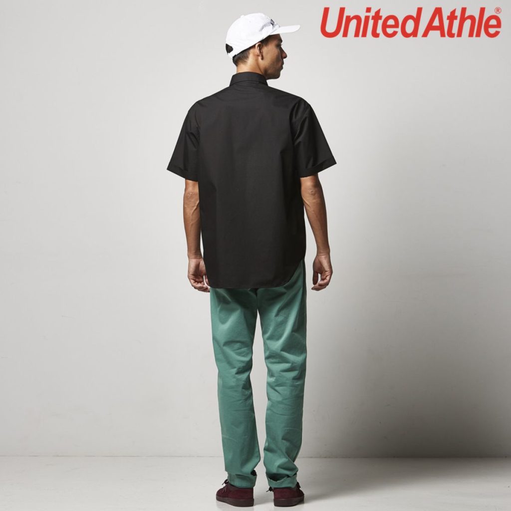 United Athle 1772-01 T/C Short Sleeve Pocket Work Shirt