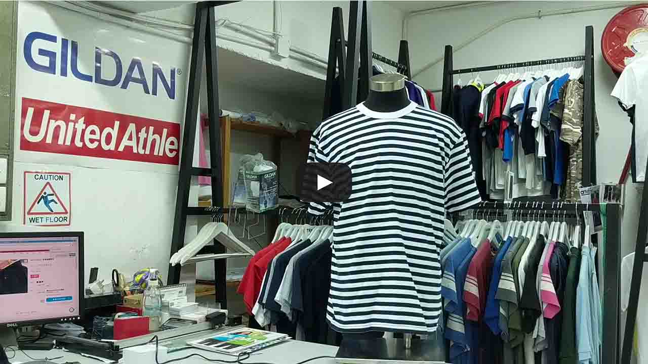 United Athle 5625-01 5.6oz 橫條紋T恤 1 youtube showroom