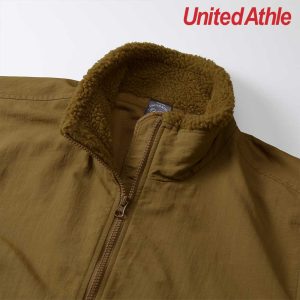 United Athle 7495-01 Lambswool Plush Coat with stand collar