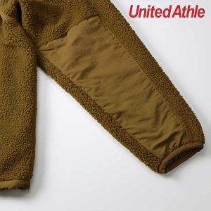 United Athle 7495-01 Lambswool Plush Coat with stand collar