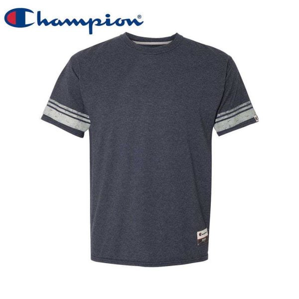 Champion AO300 復刻版混紡 T 恤 (美國尺碼) - Navy Heather 170C (60P/30C/10R)