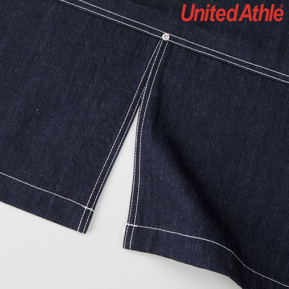 United Athle 1385-01 Washed Canvas and Twill Apron (Loop Type)