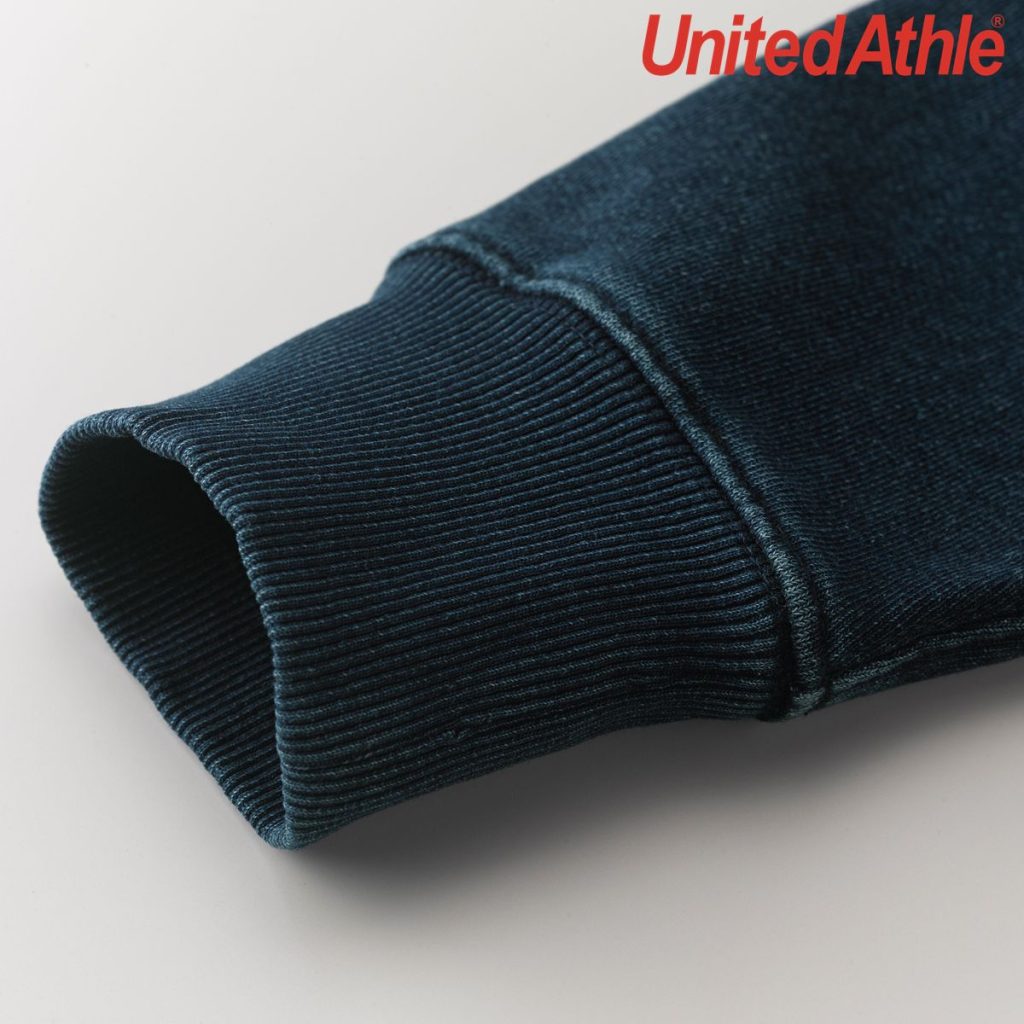United Athle 3905-01 12.2oz 丹寧全棉連帽拉鏈衛衣