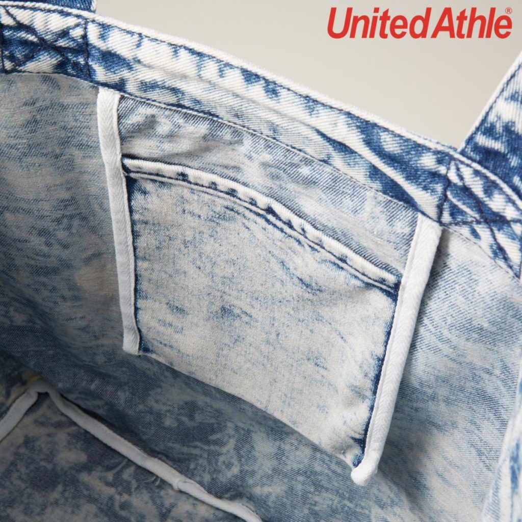 United Athle 3971-01 Large Denim Tote Bag