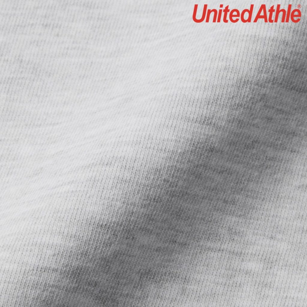United Athle 5913-01 6.2oz 優質全棉長袖T恤 - 採用精梳紗線製成的優質布料，觸感光滑