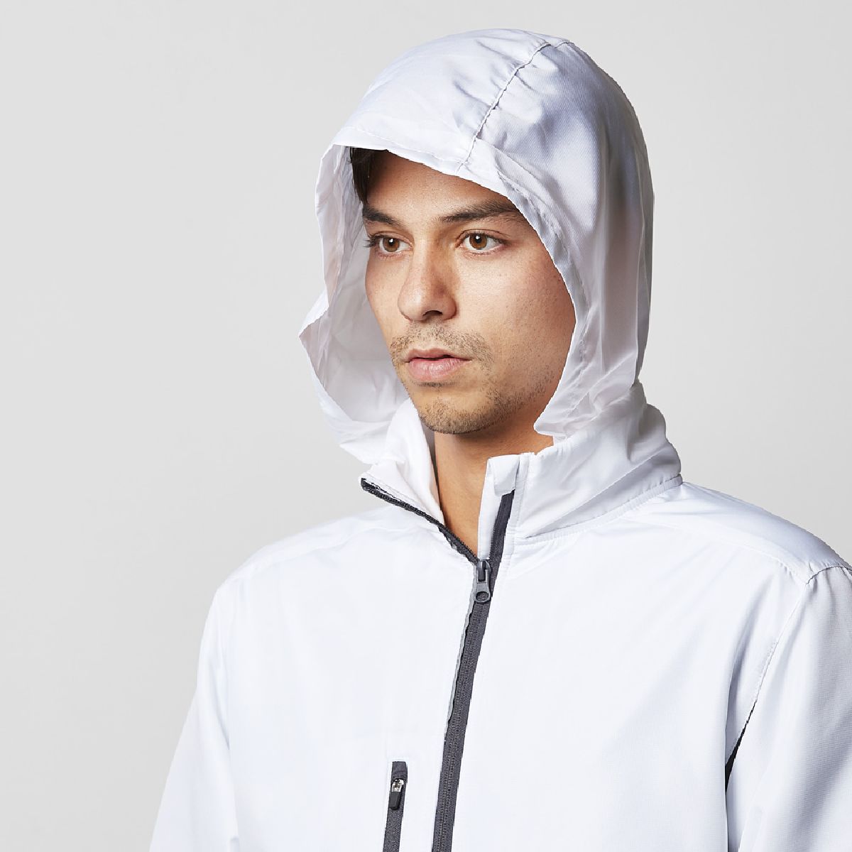 United Athle 7069-01 Lined Micro Ripstop Hooded Jacket 14 Food (under)