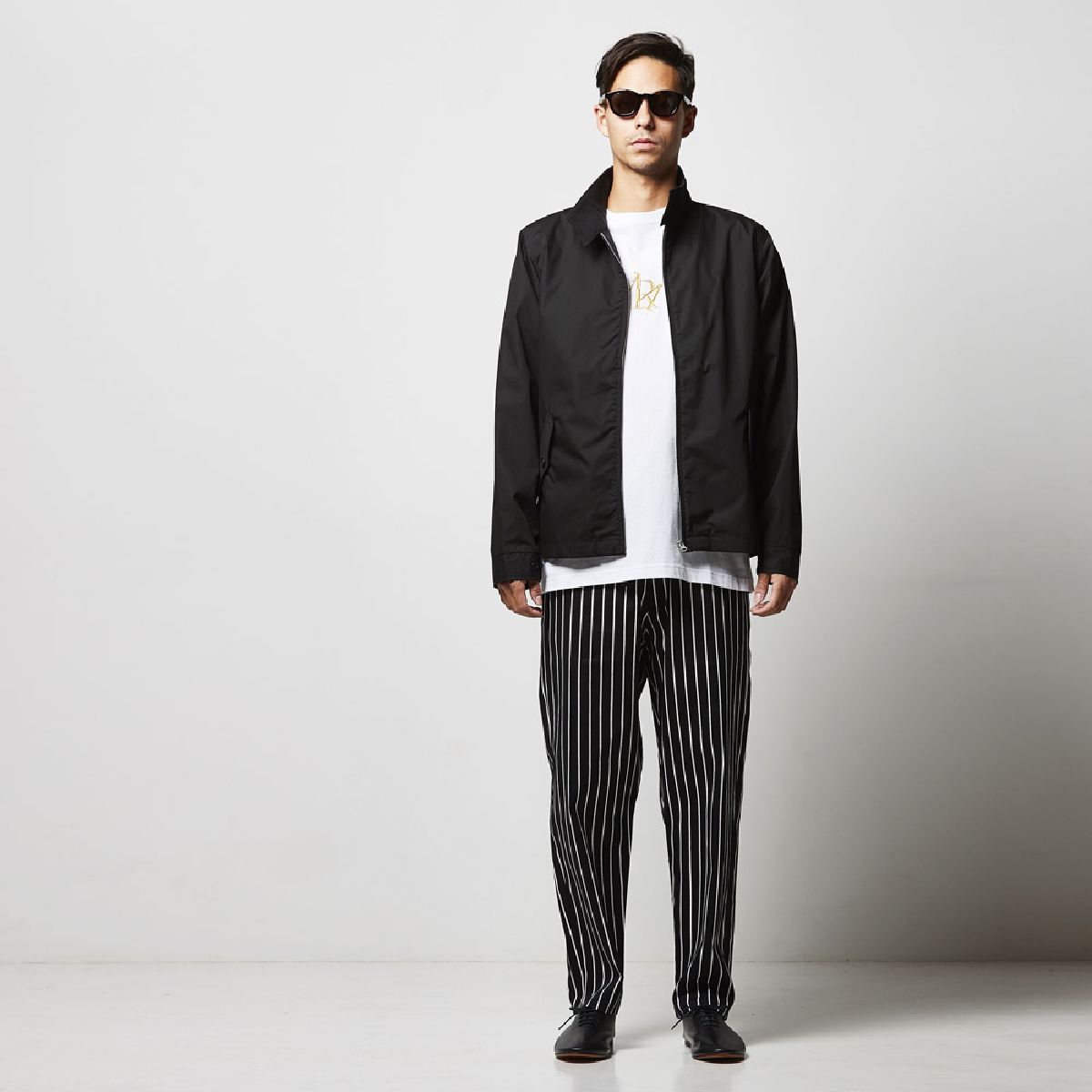 United Athle 7078-01 Works Classic Swing Top Jacket 9 Height 182cm L size 002. Wear black