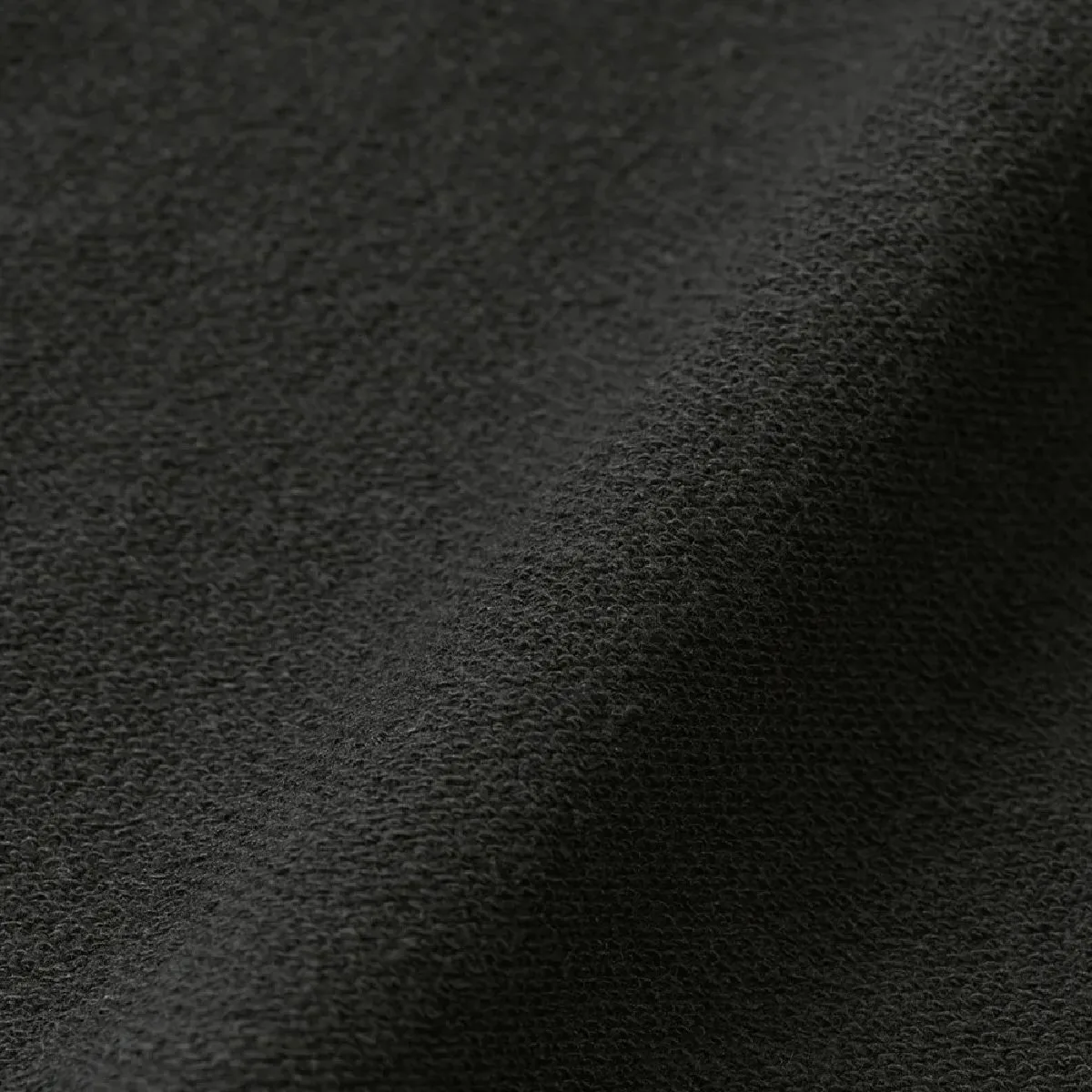The lining is made of stretchy and absorbent terry cloth.