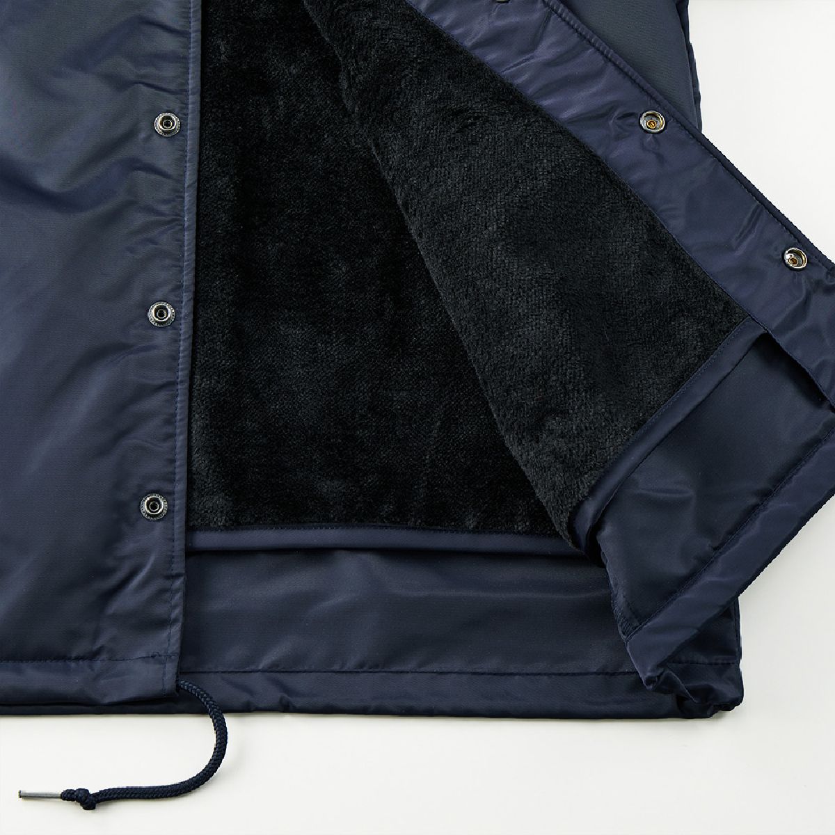 Lined with boa material.